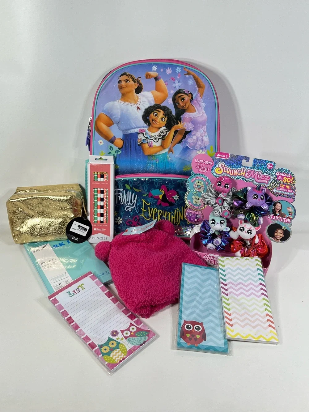 Encanto Girls Backpack Back to School Stationary And Accessories Set Bundle